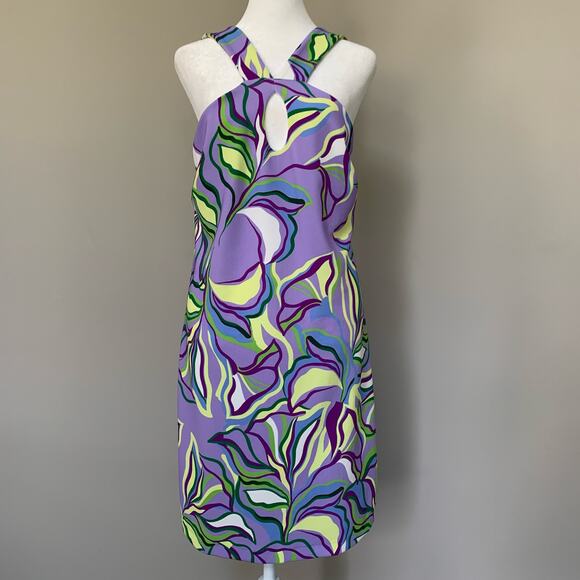 Boston Proper Dresses & Skirts - Boston Proper sleeveless sheath dress keyhole front shelf bra unlined size Small